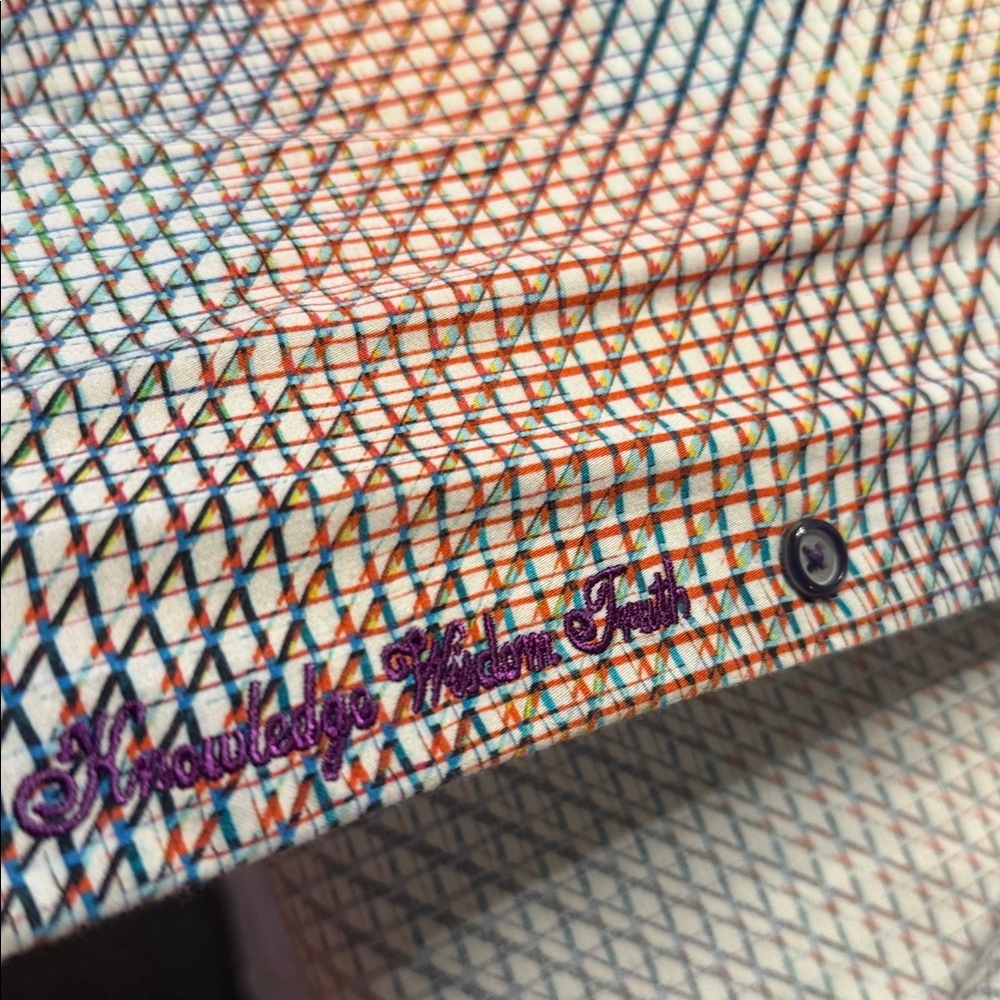 Robert Graham Men’s Multicolor Patterned Button Down Shirt. 2XL Classic Fit - Picture 9 of 11